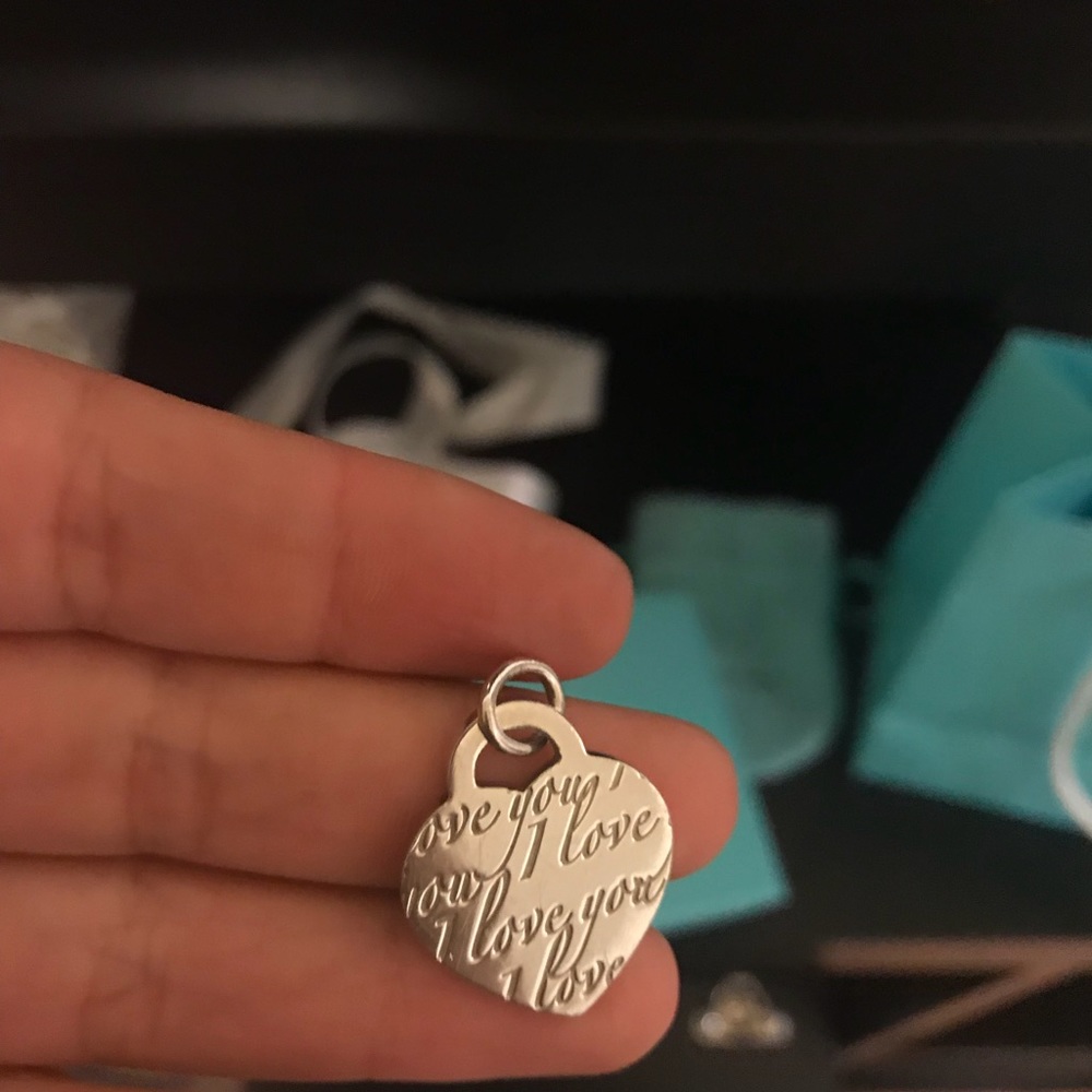 Original Tiffany & co. I love you pendant